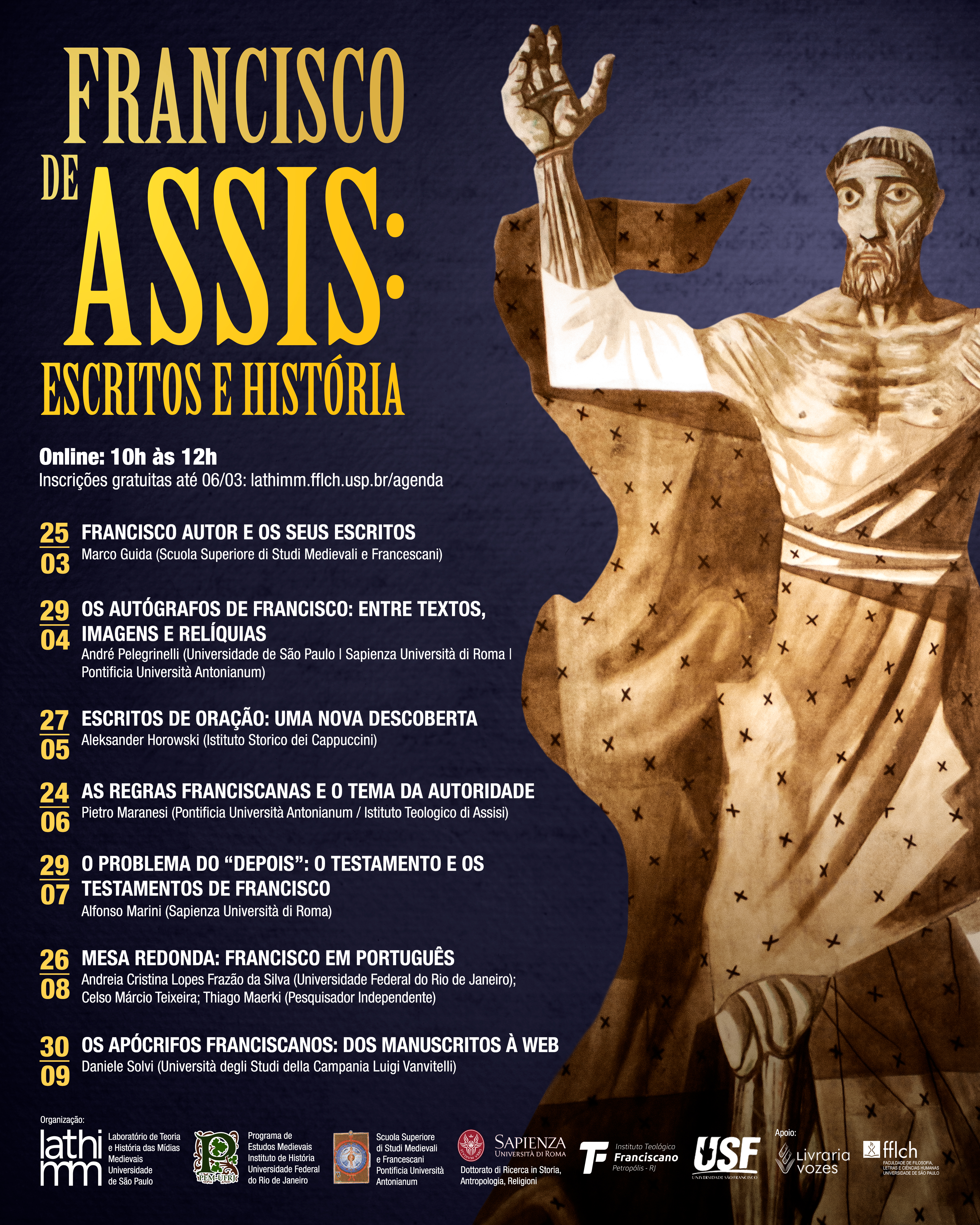 Evento: Francisco de Assis, Escritos e História